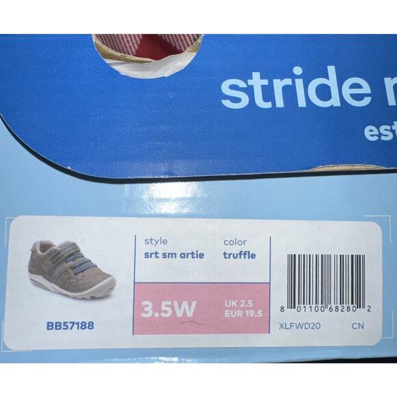 Stride Rite Soft Motion Baby and Toddler Boys Artie Athletic Sneaker sz 3.5W - Picture 4 of 5